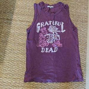 Destressed Grateful Dead Muscle Tank